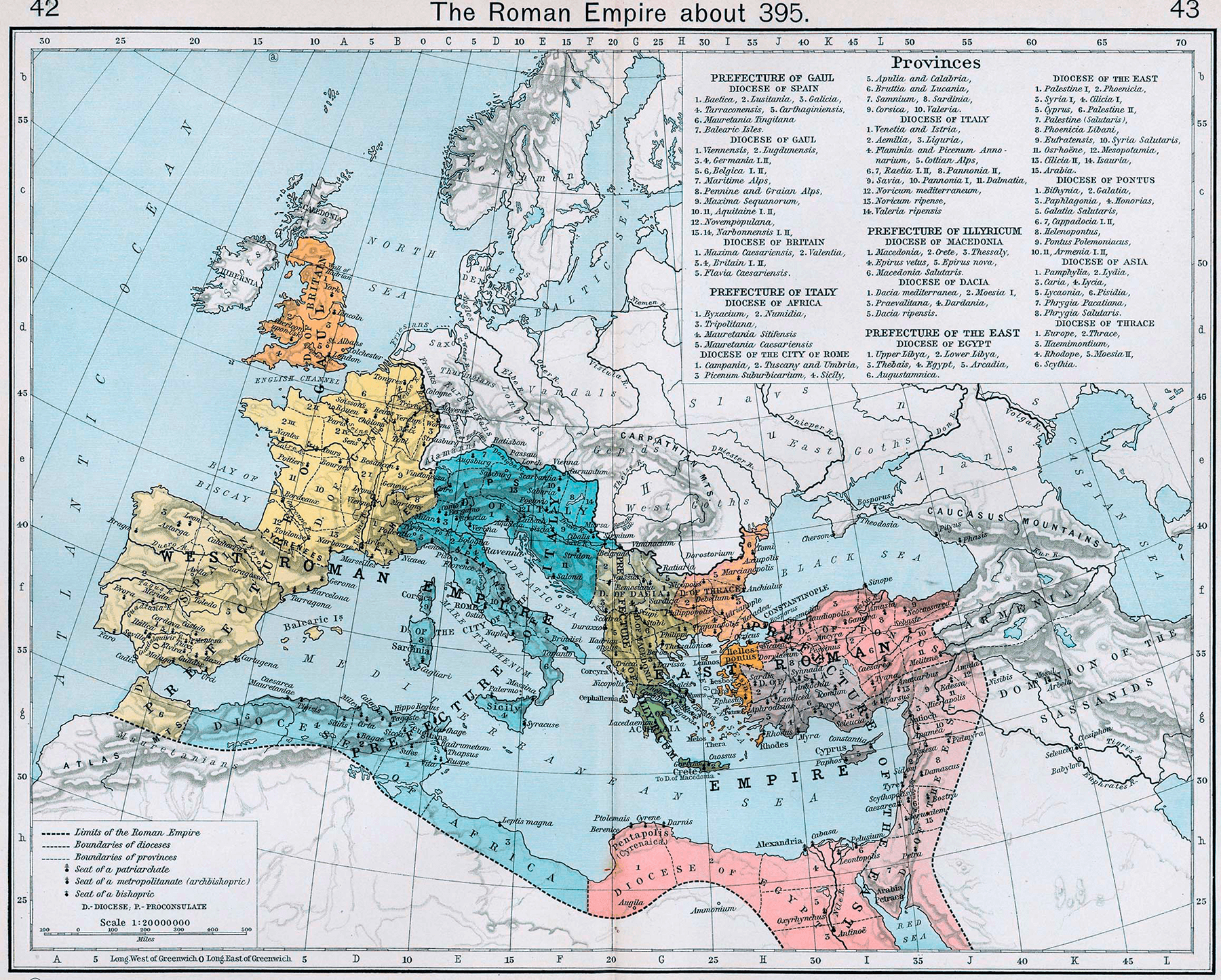 mapa imperio romano